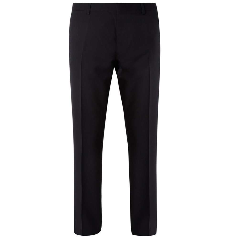 Wool Trousers | Navy Straight-Leg Wool Trouser | Mens Wool Pants