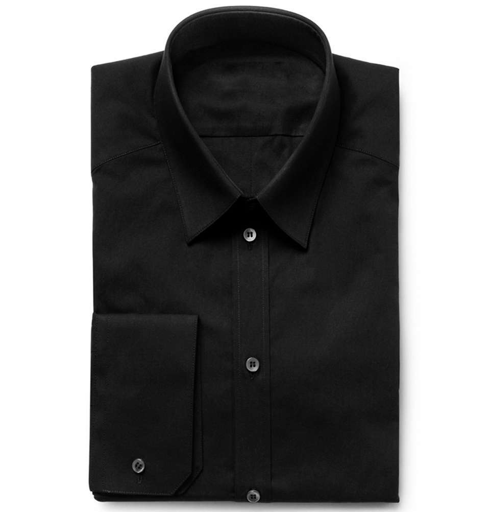 Getting Shirts Tailored | Black Gold-Fit Cotton-Blend Shirt