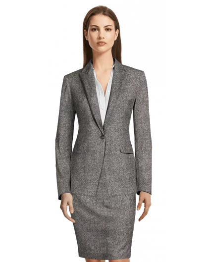 LIght Gray Dotted Color Suit