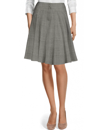 Dark Gray Color Skirt